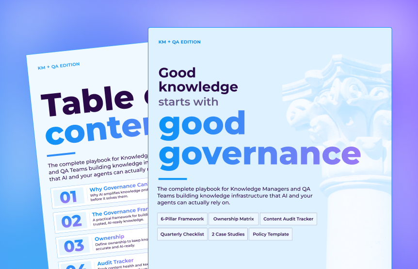 The Knowledge Governance Playbook
